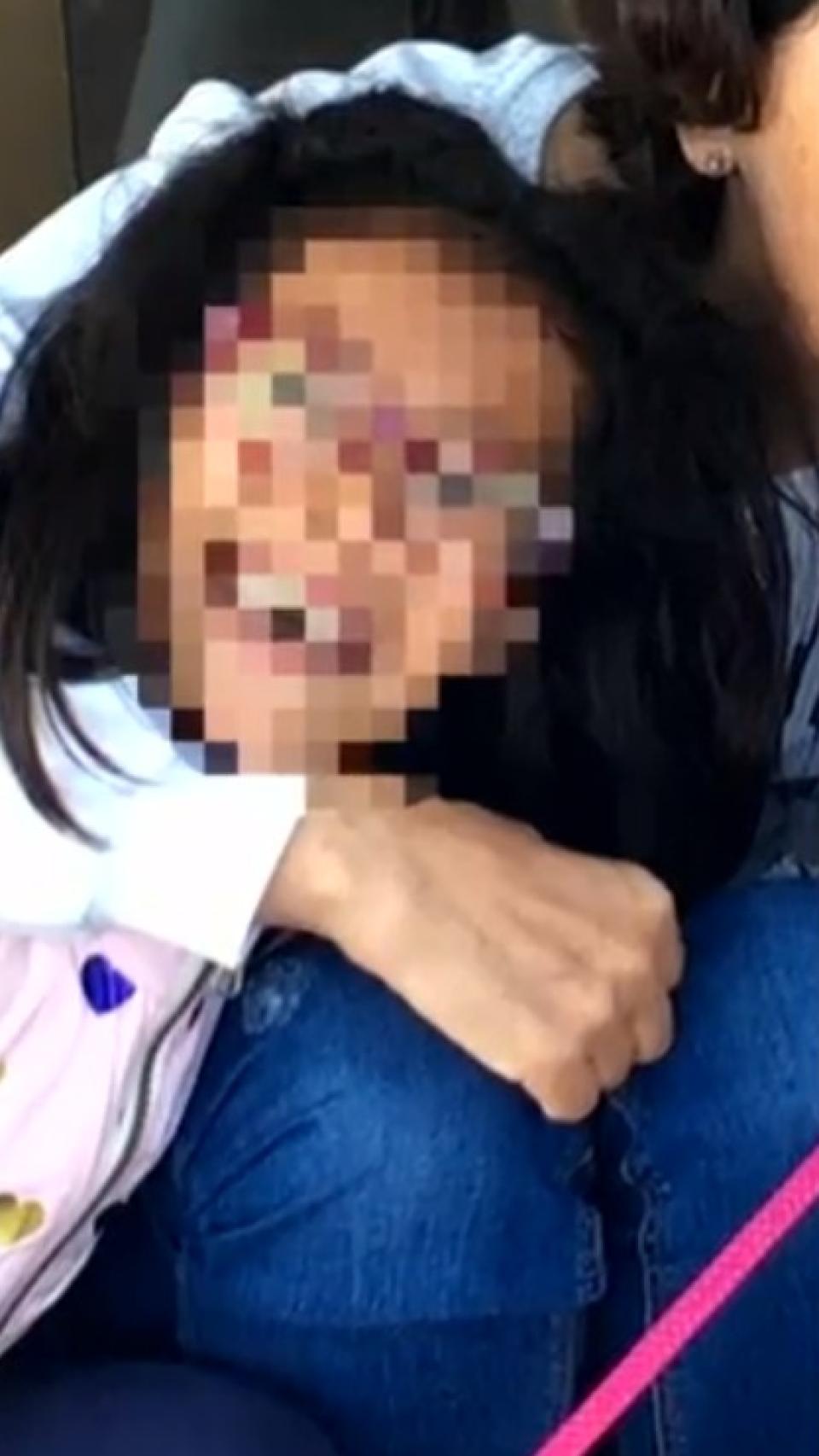 El padre no llegó a ver a la niña salir del edificio