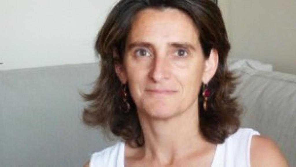 Teresa Ribera posando ante la cámara.