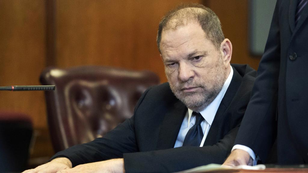 Harvey Weinstein en los tribunales de Nueva York.