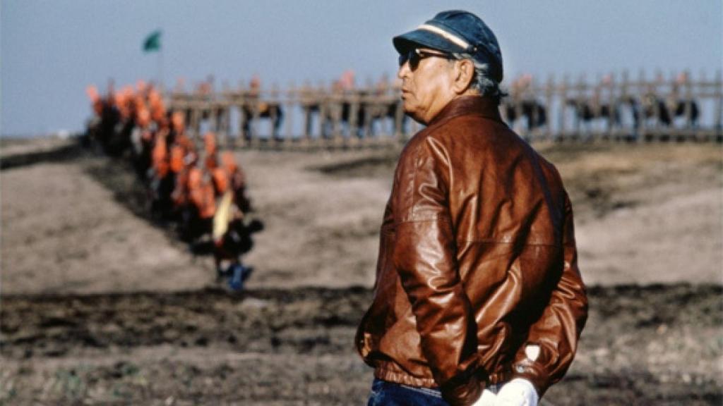 Akira Kurosawa en Kagemusa, 1980