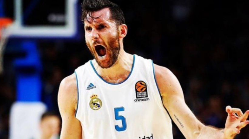 Rudy Fernández, eufórico, durante un partido. Foto: Instagram (@rudy5fernandez)