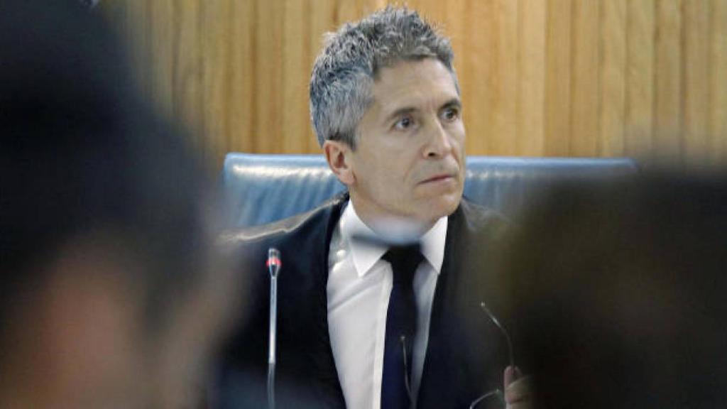 Fernando Grande-Marlaska, en una comparecencia ante la Comisión de Interior.