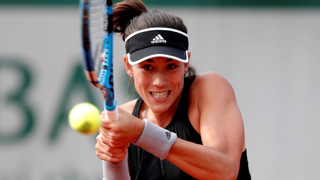Garbiñe Muguruza en octavos de final.