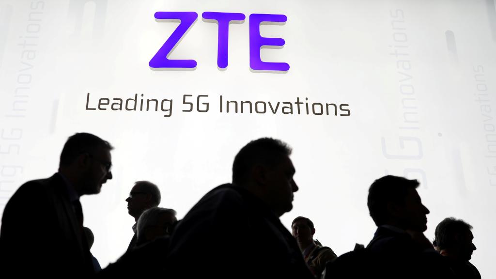 El stand de ZTE en el Mobile World Congress de Barcelona