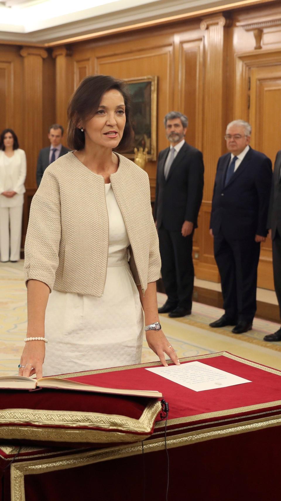 Reyes Maroto, en la jura del cargo.