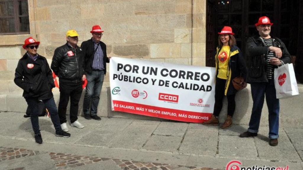 zamora correos sindicatos protesta