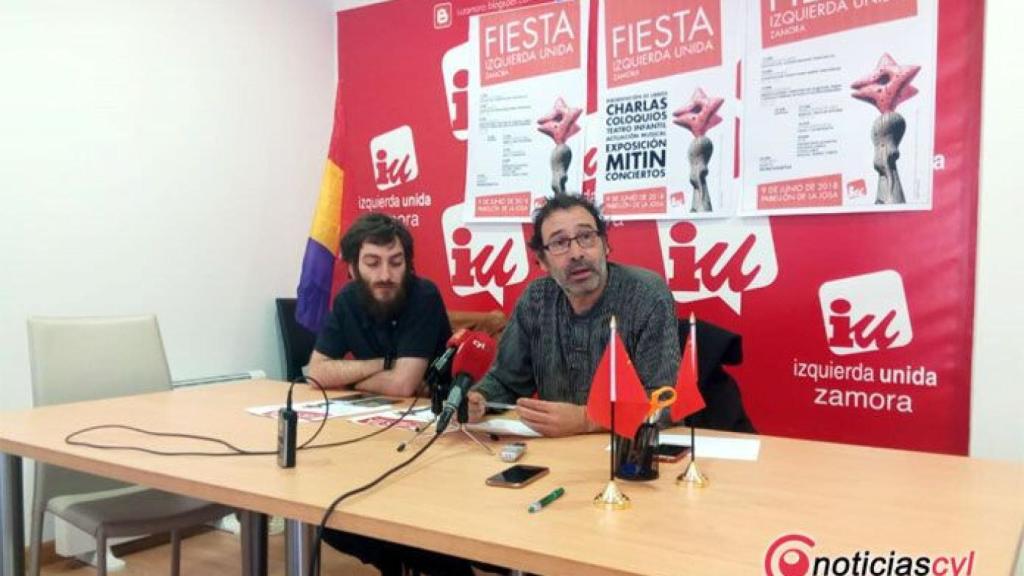 zamora izquierda unida presentacion fiesta