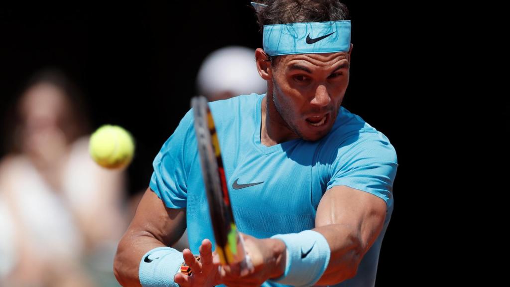 Nadal, en el encuentro ante Schwartzman.