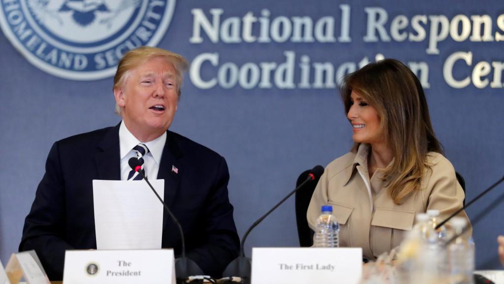 Trump y la primera dama en una imagen reciente