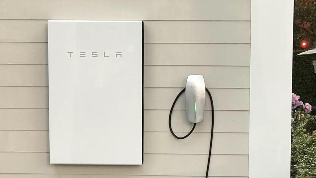 Un cargador de Tesla.