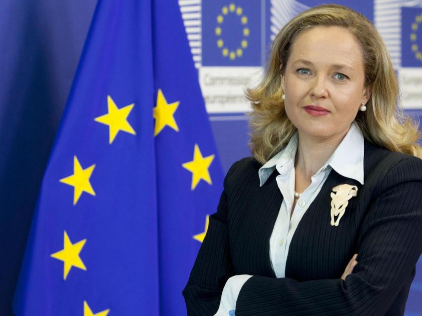 Nadia Calviño, durante su etapa en Bruselas.