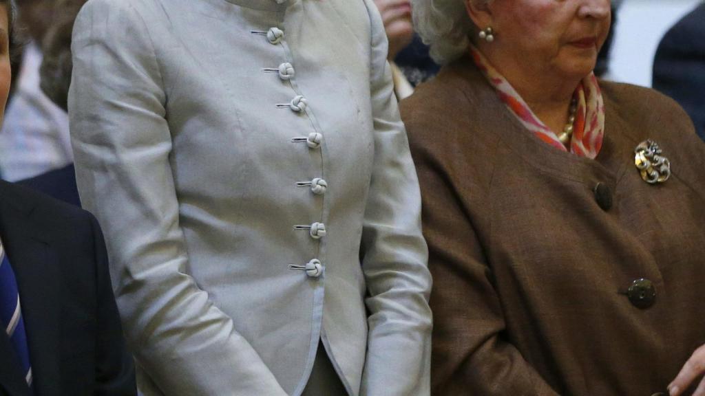La infanta Cristina y la infanta Pilar en junio de 2013.