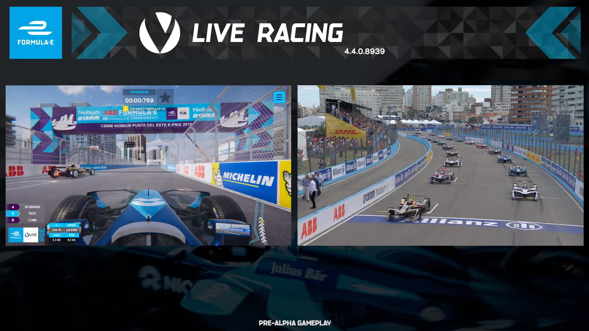 Live Ghost Racing formula e juego en tiempo real pc