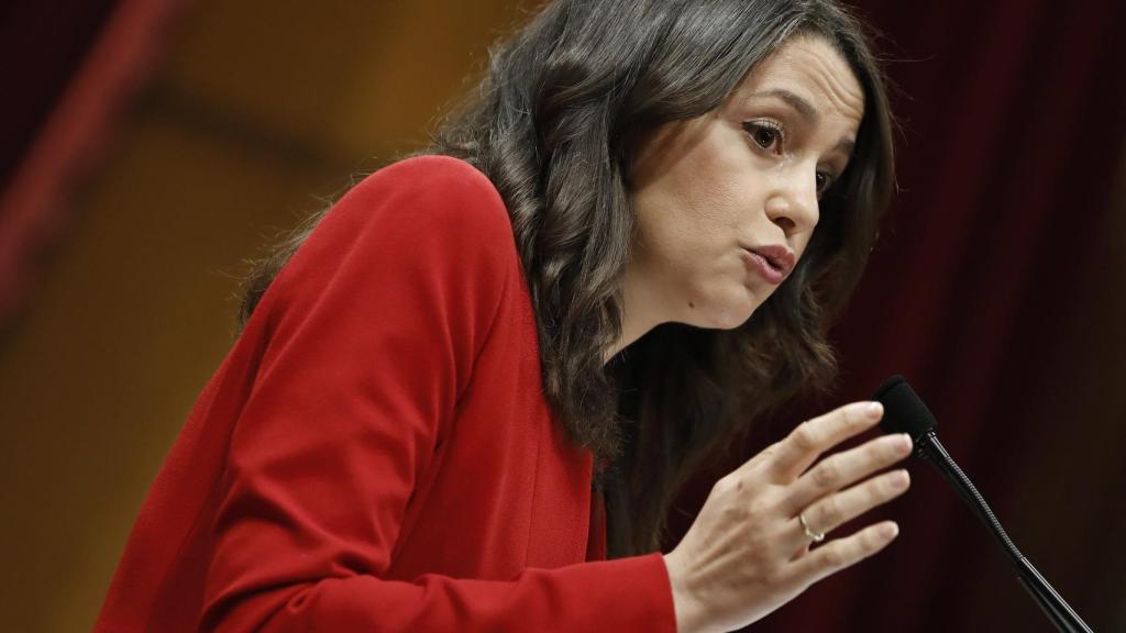 La portavoz de Cs en Cataluña, Inés Arrimadas.