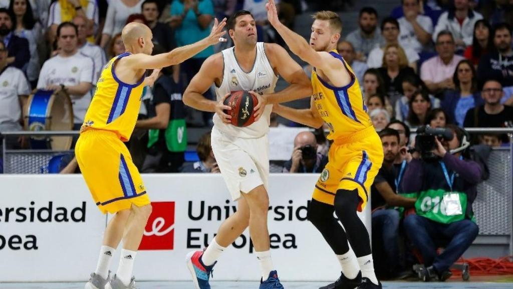 Reyes ante Gran Canaria. Foto: acbmedia