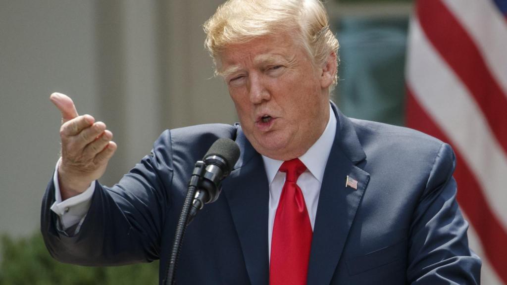 El presidente de EEUU, Donald Trump.