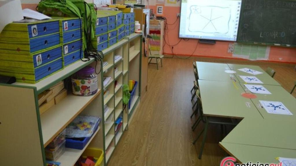 Un aula de colegio en una imagen de archivo.