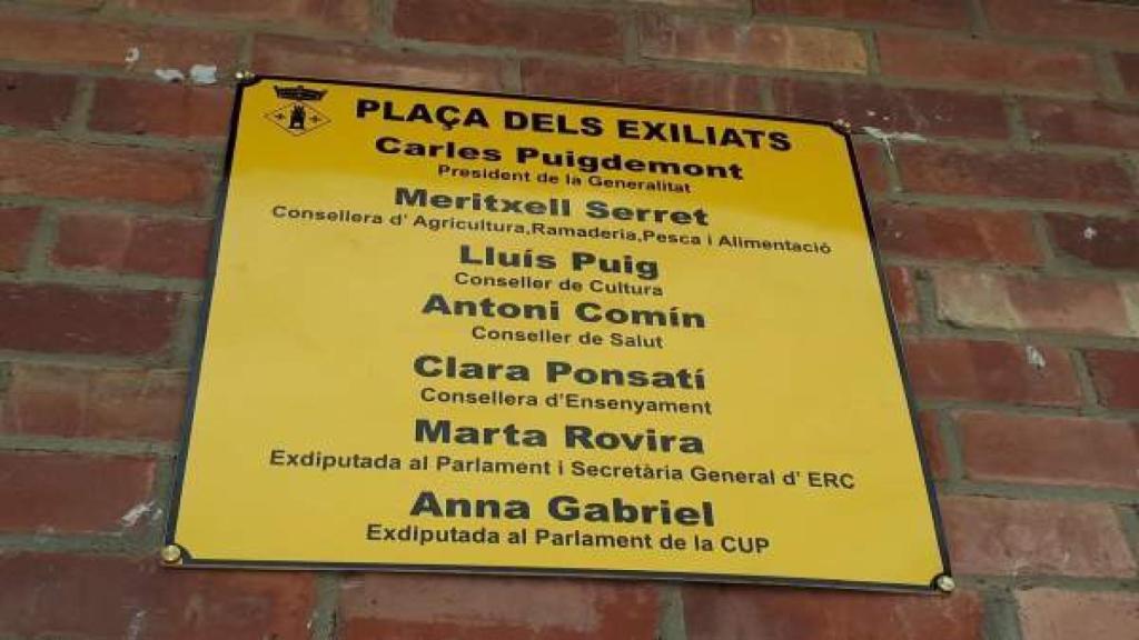 Torrelameu dedica sus calles a los políticos presos y huidos.