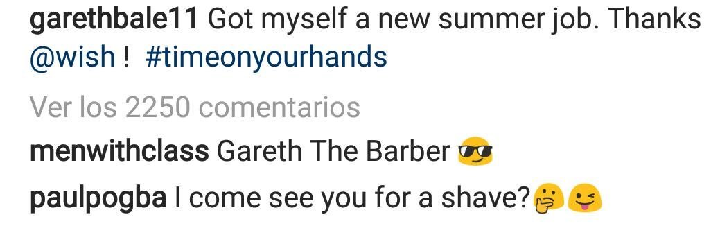 Bale desata los rumores tras unos mensajes con Pogba