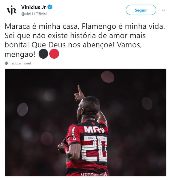 El mensaje de Vinicius que suena a despedida