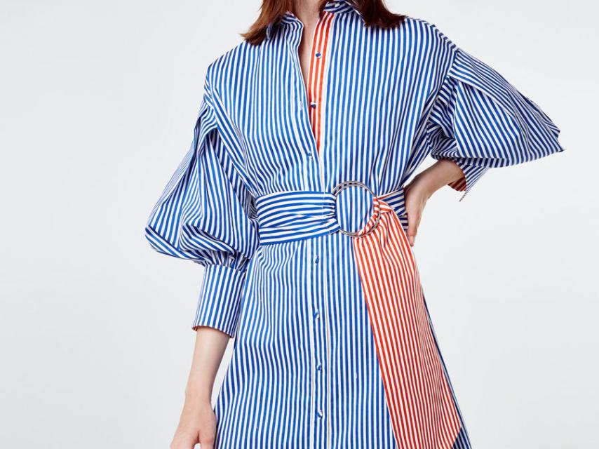 El vestido de Uterqüe.