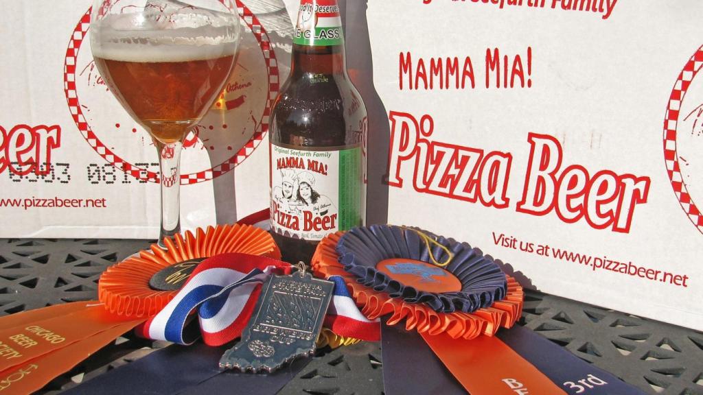 Cerveza con sabor a pizza.