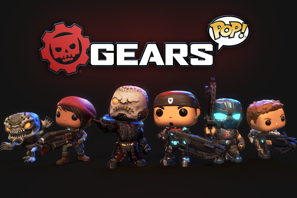 gears pop funko pop figuras juego movil android ios trailer