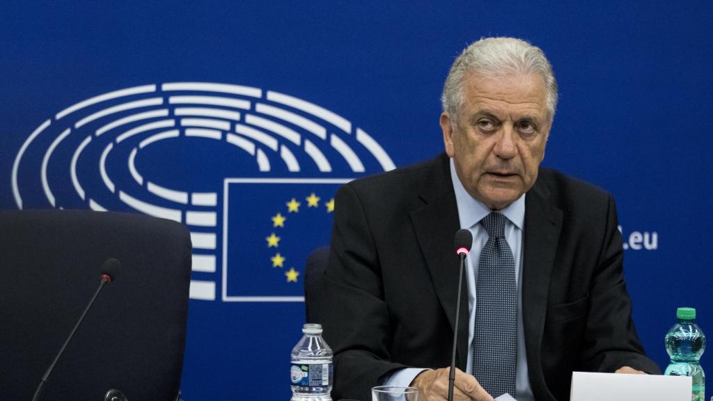 El comisario de Inmigración, Dimitris Avramopoulos