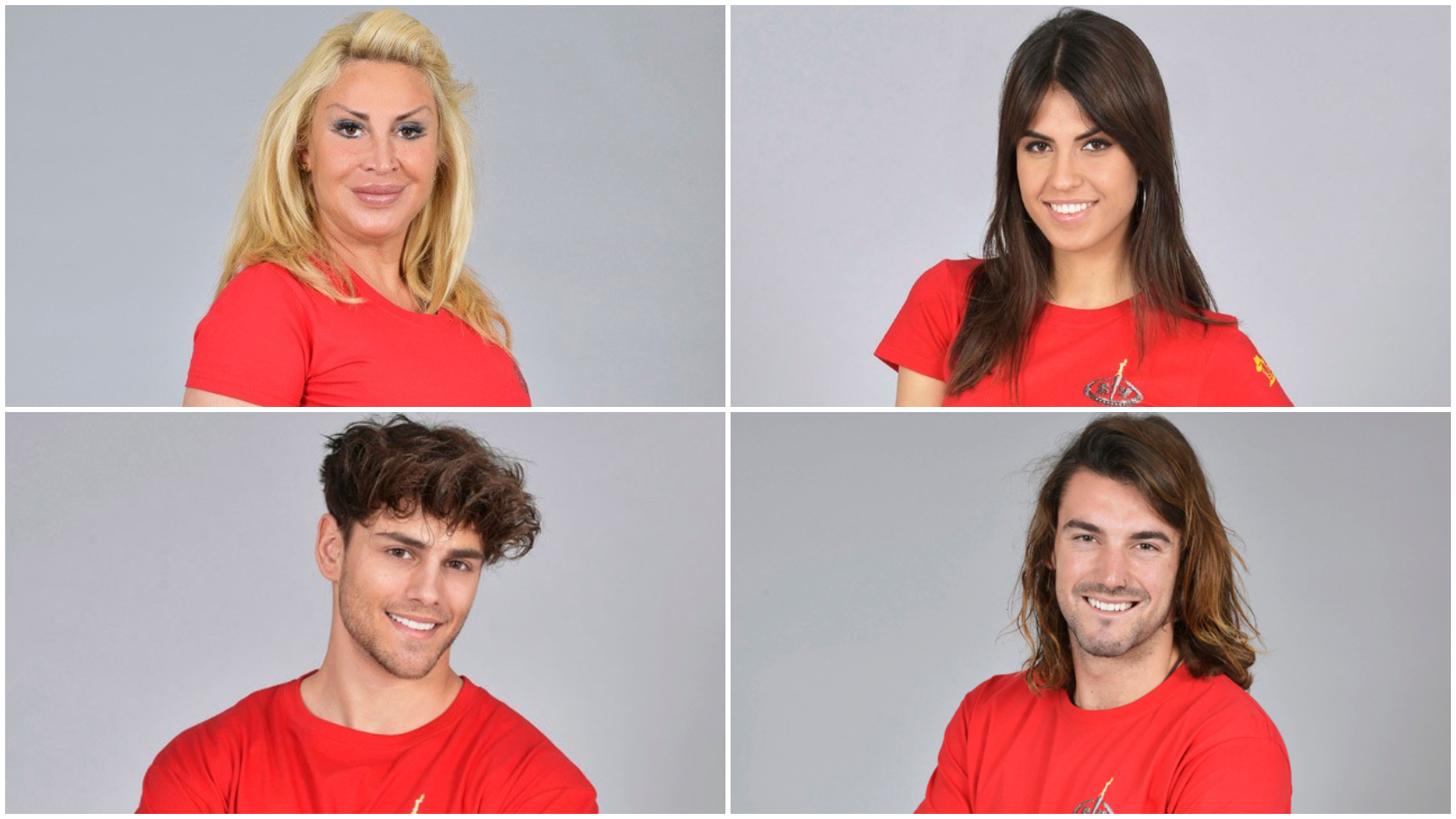 Los cuatro finalistas de 'Supervivientes 2018'.