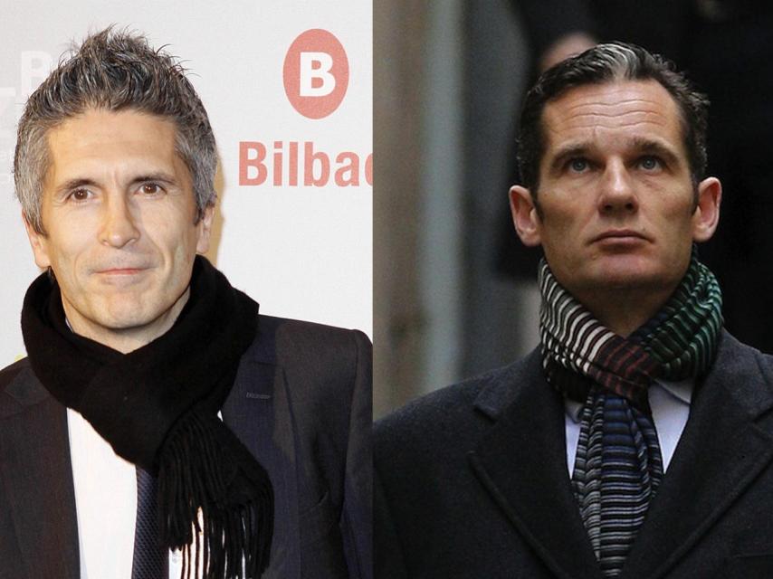 Grande-Marlaska y Urdangarín./