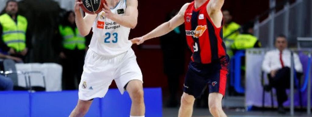 Sergio Llull y Marcelinho Huertas.
