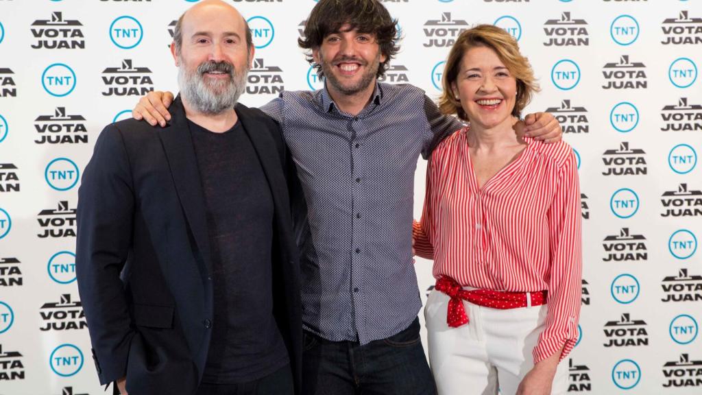 Javier Cámara, Diego San José y María Pujalte.