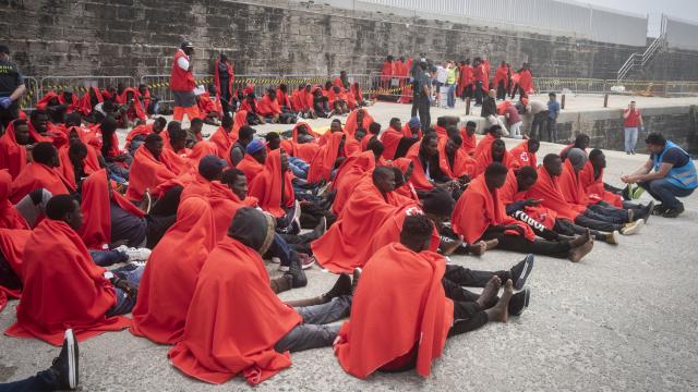 Este viernes llegaron al puerto de Tarifa (Cádiz) alrededor de 450 inmigrantes procedentes de Marruecos. Todos ellos eran de origen subsahariano.