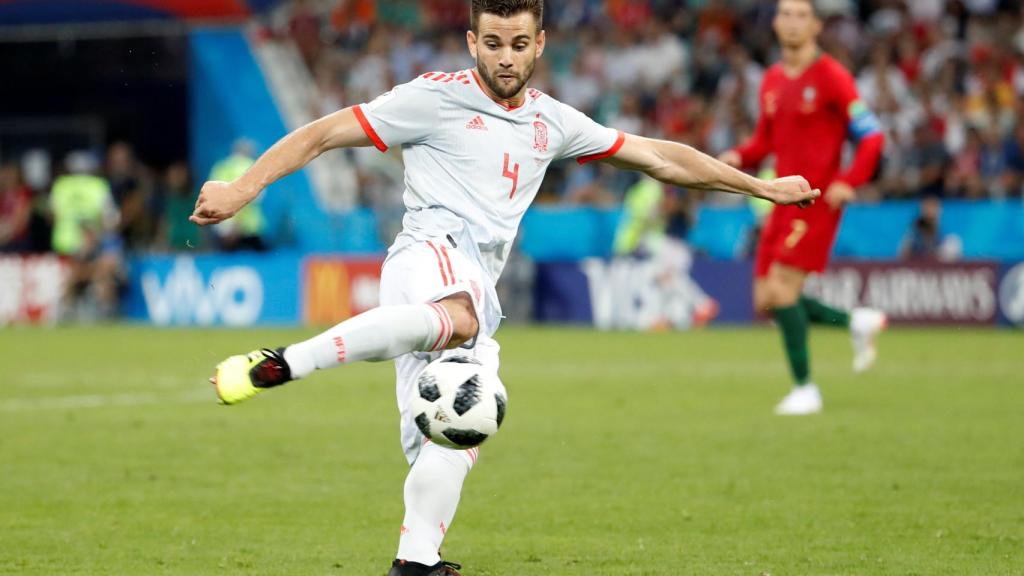 Nacho recogió un rechace en la segunda parte para marcar el gol de la victoria.