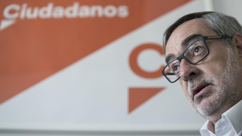 José Manuel Villegas, en los despachos de Cs en el Congreso.