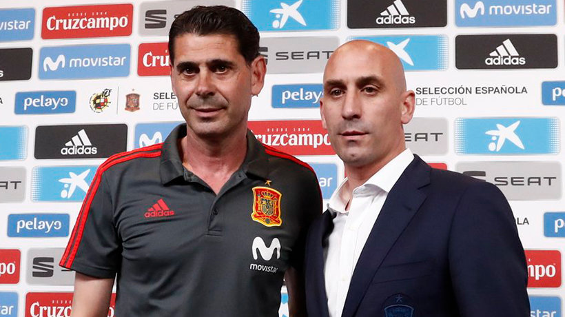 Fernando Hierro y Luis Rubiales