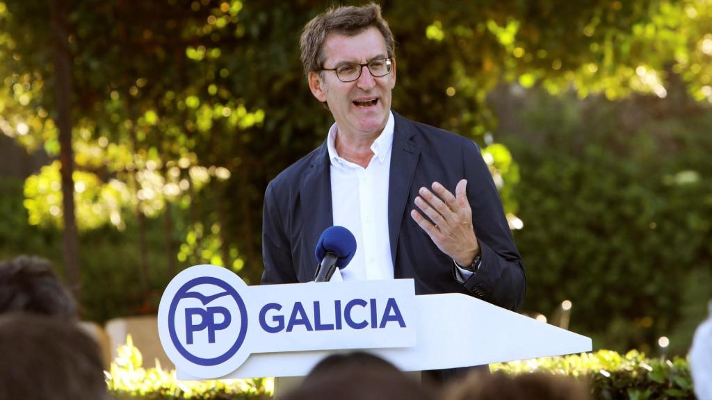 El presidente de la Xunta de Galicia, Alberto Núñez-Feijóo, este lunes.