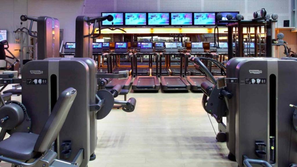 Imagen de la sala donde Raquel practicaría deporte.