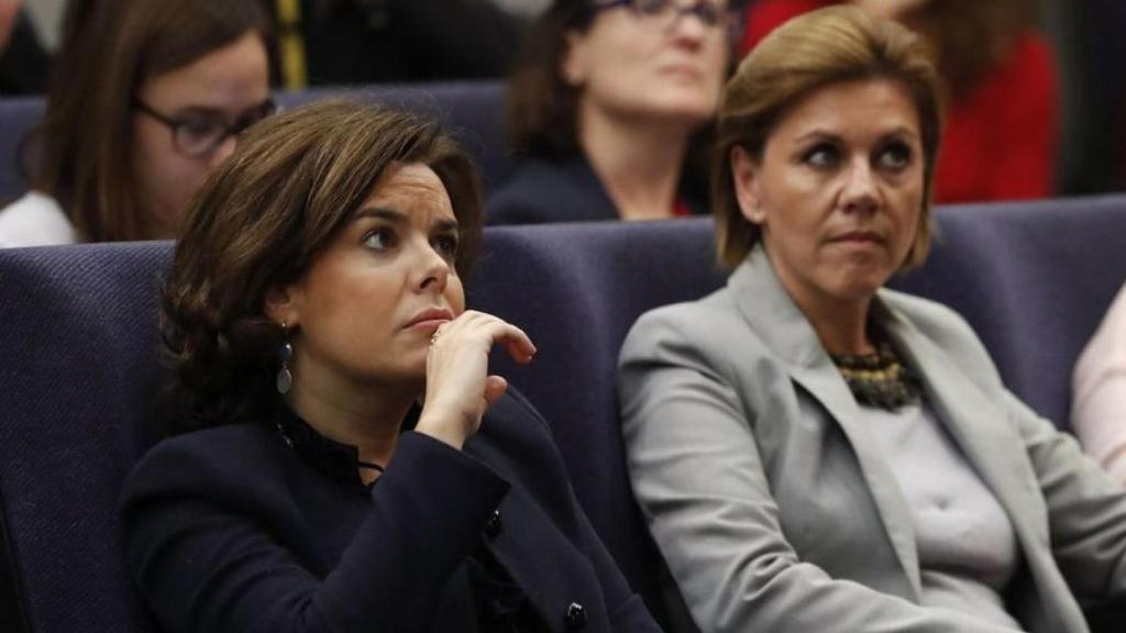 Sáenz de Santamaría y Cospedal, en una foto de archivo.