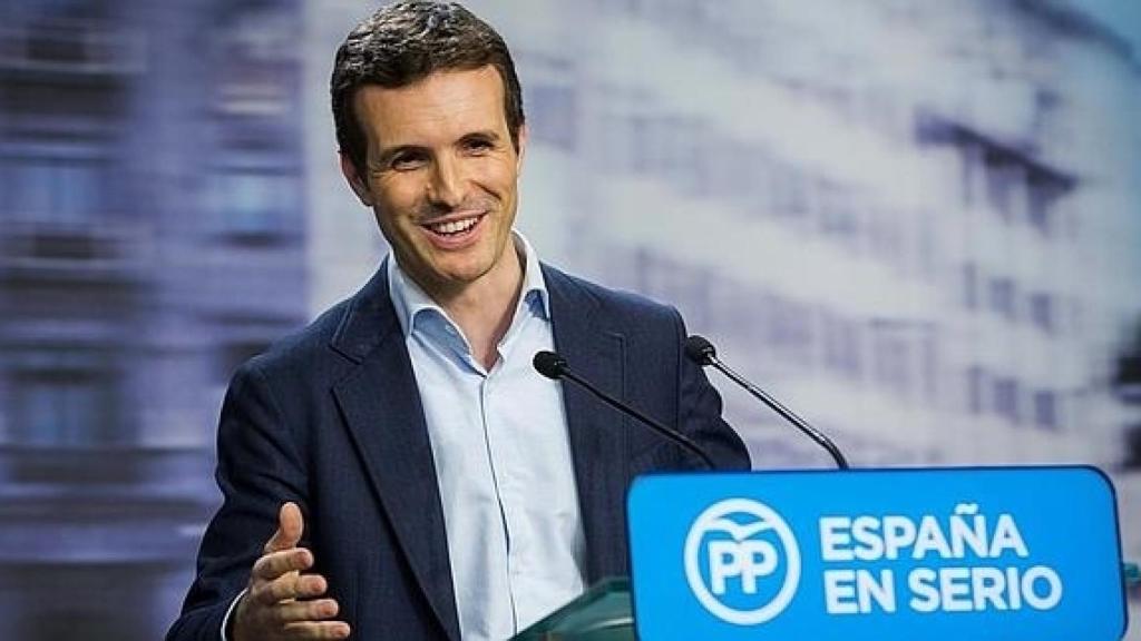 El vicesecretario de Comunicación, Pablo Casado, en una imagen de archivo.