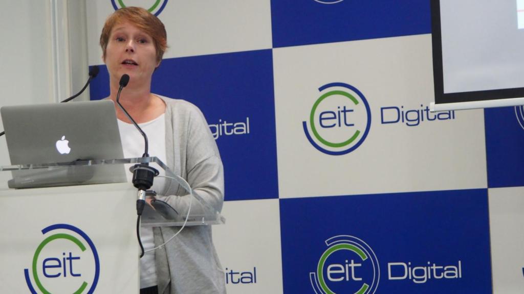 Aurelie Pols durante su intervención en el foro.