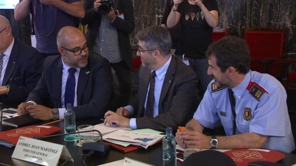 De izquierda a derecha, Miquel Buch, Andreu Joan Martínez y Ferran López