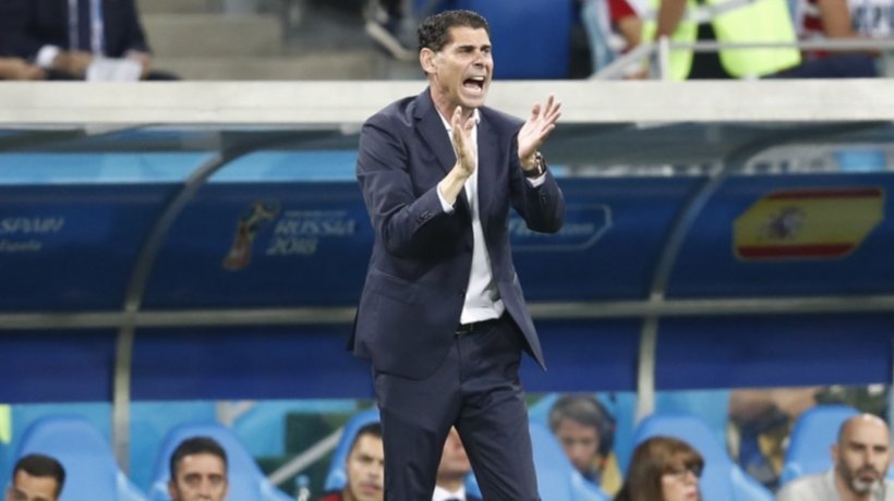 Hierro, en el partido ante Portugal. Foto: Twitter (@sefutbol).