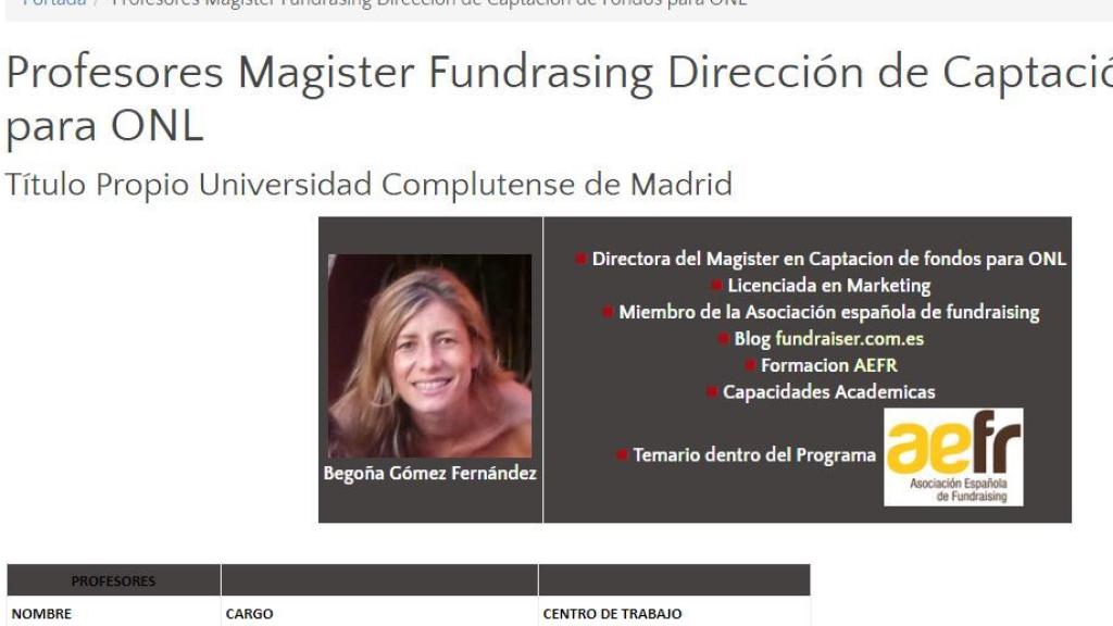 Imagen que facilita la universidad Complutense de Madrid.