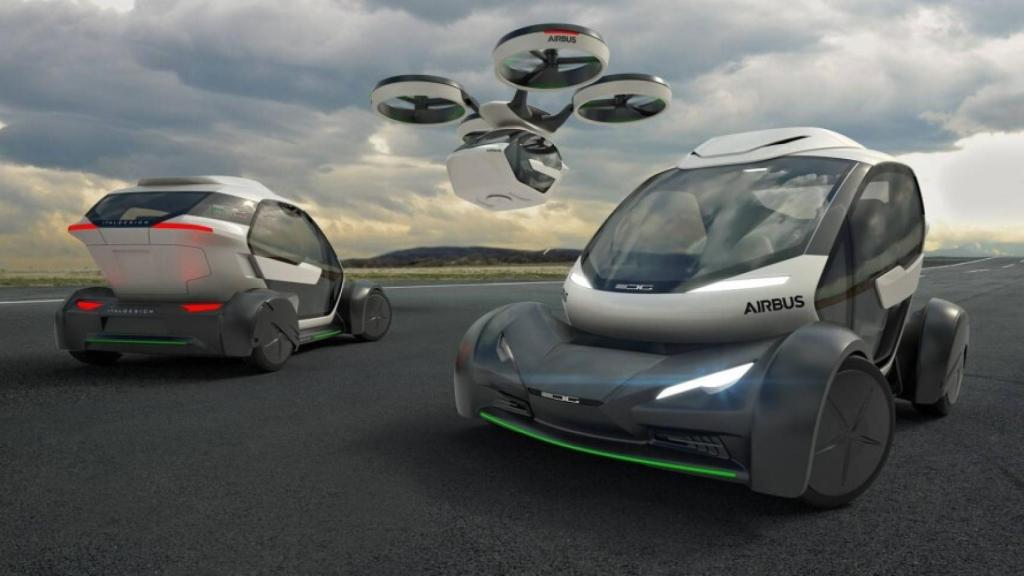 audi aibus pop up coche volador taxi volador