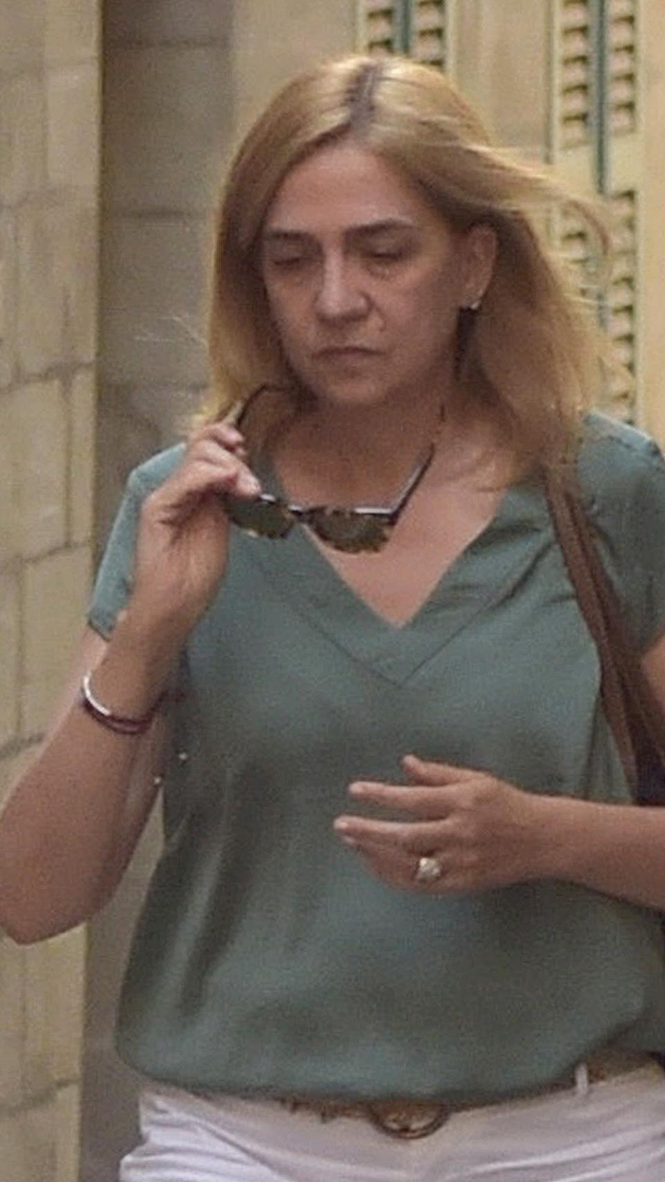 La infanta Cristina.