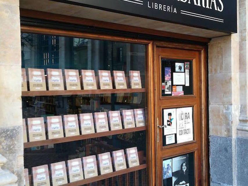 Uno de los escaparates con Fraiña.