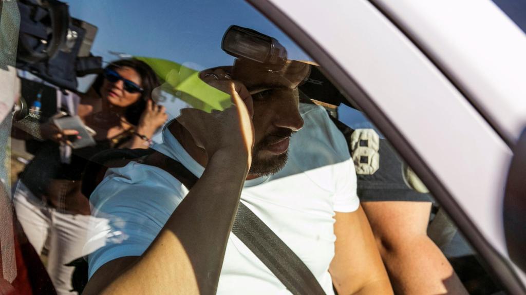 Antonio Manuel Guerrero, miembro de 'La Manada', sale de la cárcel.