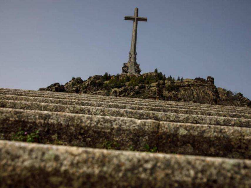 Escaleras hacia la Basílica del Valle de los Caídos.