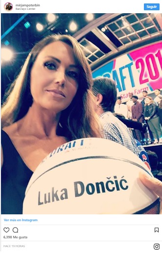 La madre de Doncic 'enamora' a la NBA y los jugadores se rinden a su belleza